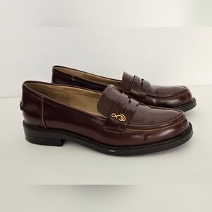 Sam Edelman Dark Brown Leather Loafers